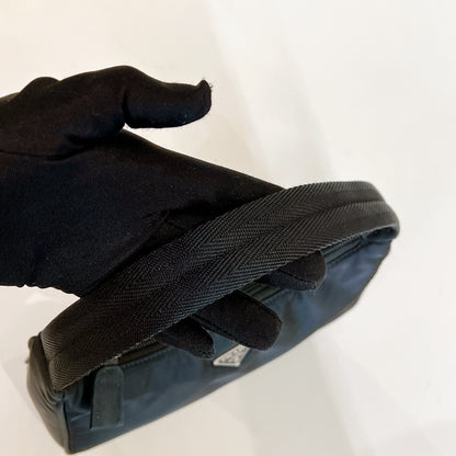 Prada Nylon Hobo Bag in Black