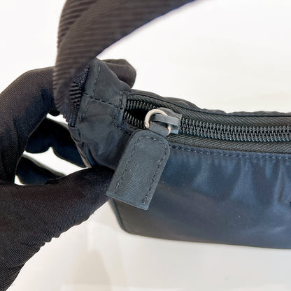 Prada Nylon Hobo Bag in Black