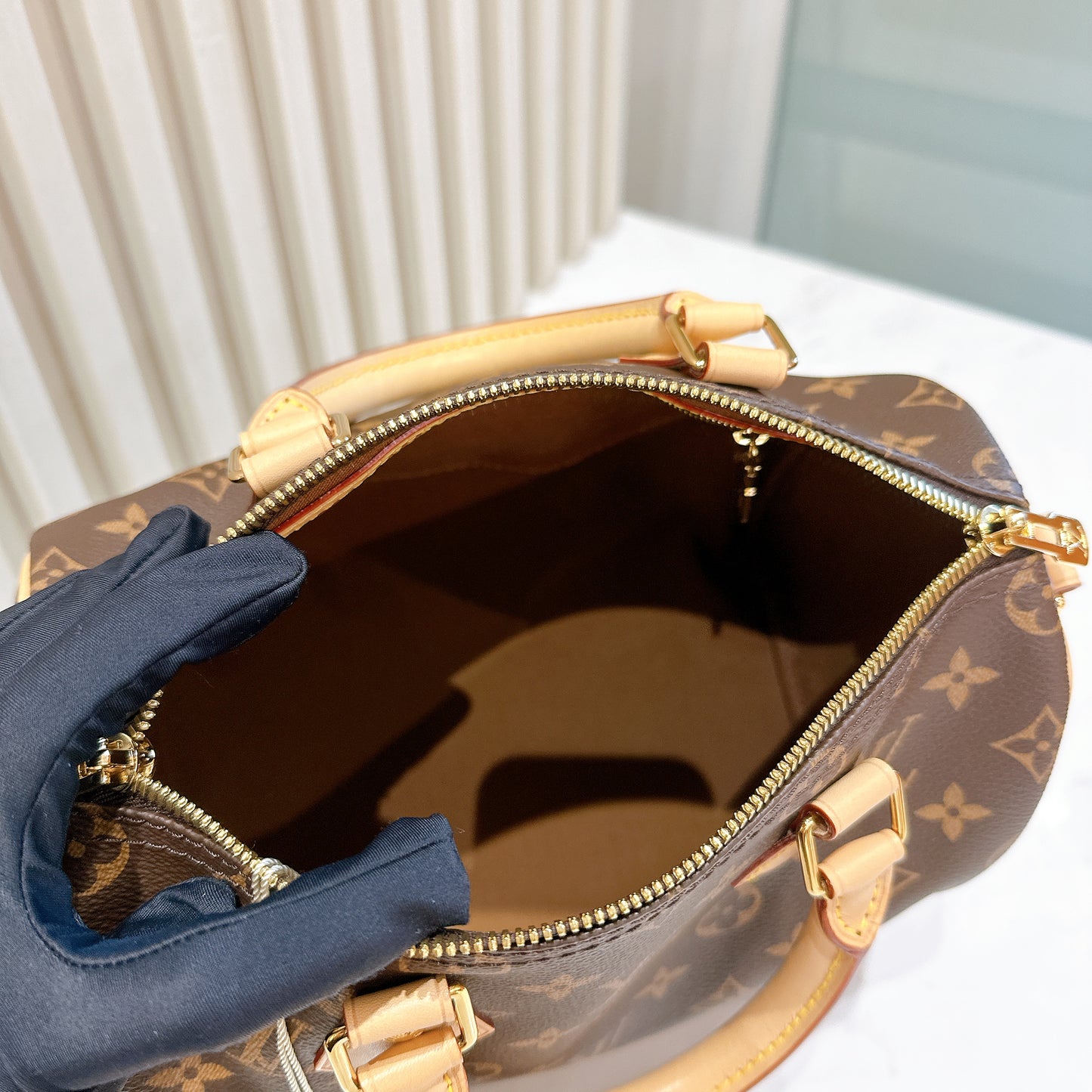 LV Monogram Speedy Bandouliere 25