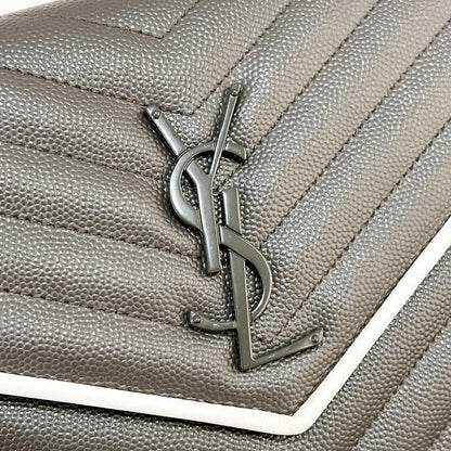 YSL WOC Grey with White Stripe