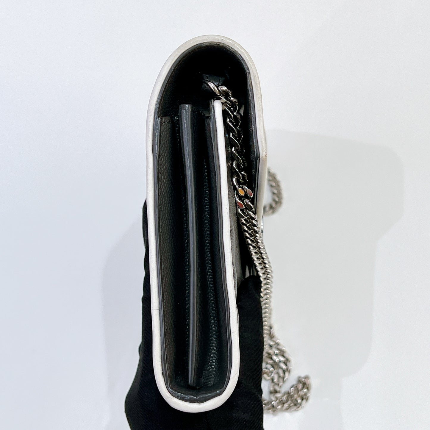 YSL WOC Grey with White Stripe
