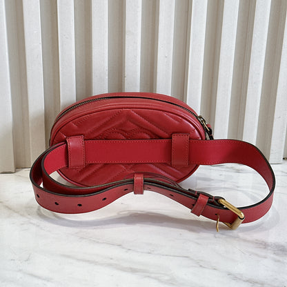 Gucci Marmont Belt Bag in Red