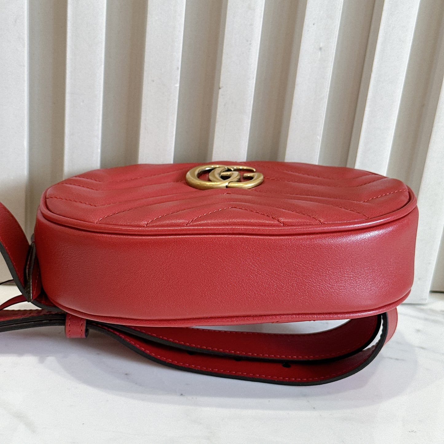 Gucci Marmont Belt Bag in Red