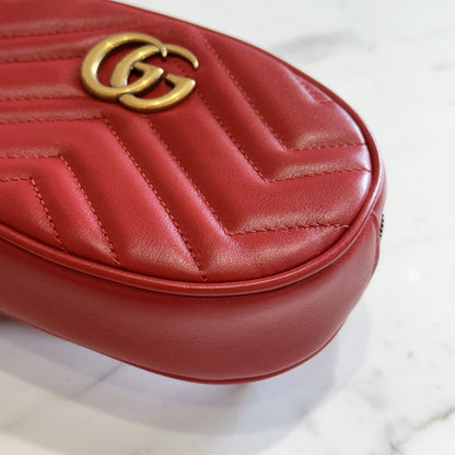 Gucci Marmont Belt Bag in Red
