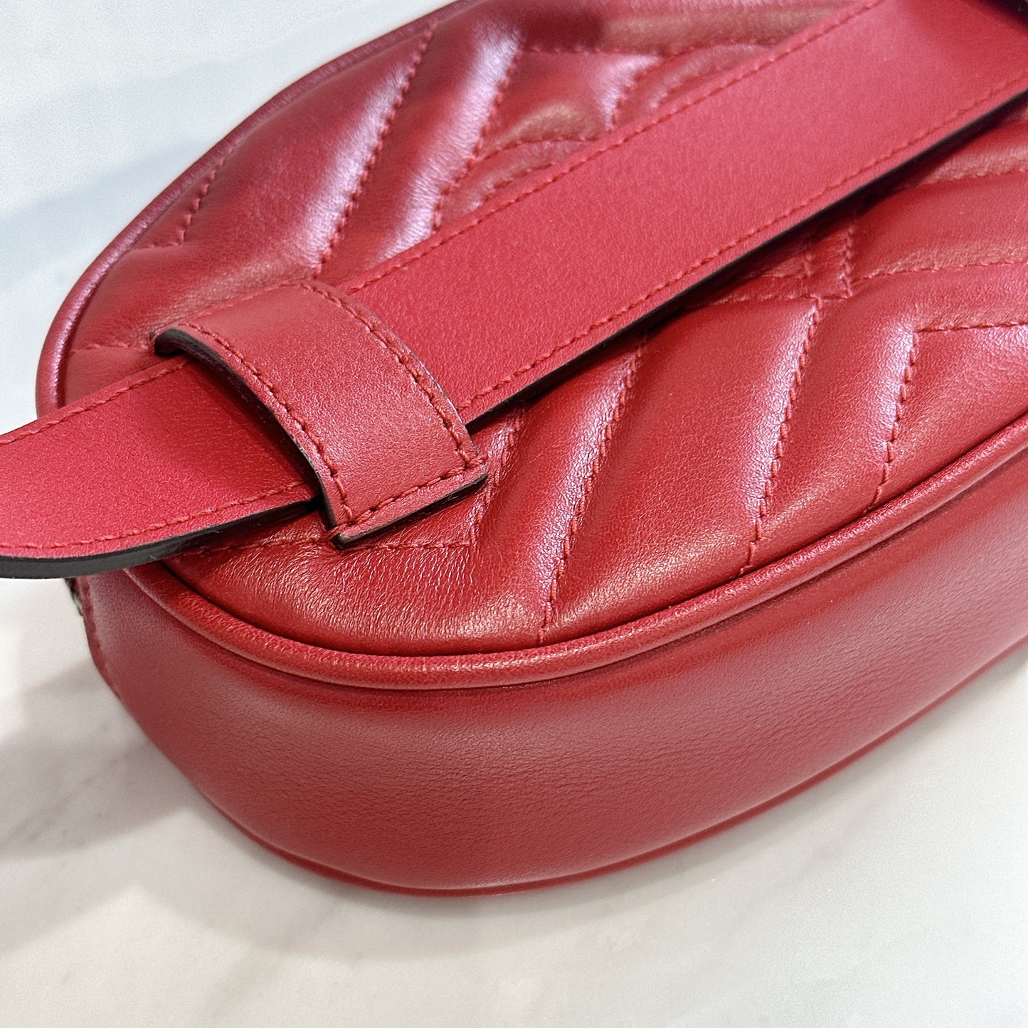 Gucci Marmont Belt Bag in Red