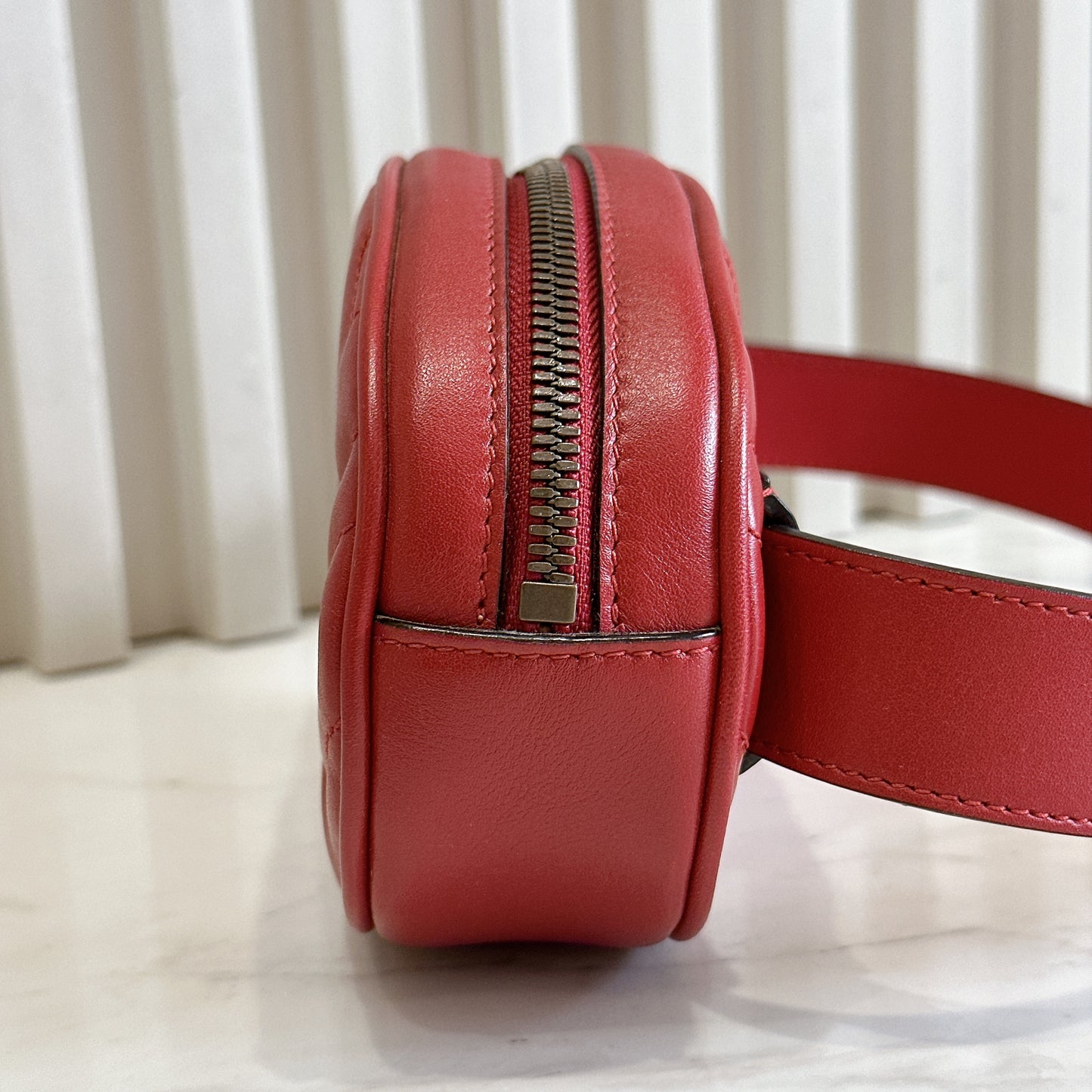 Gucci Marmont Belt Bag in Red