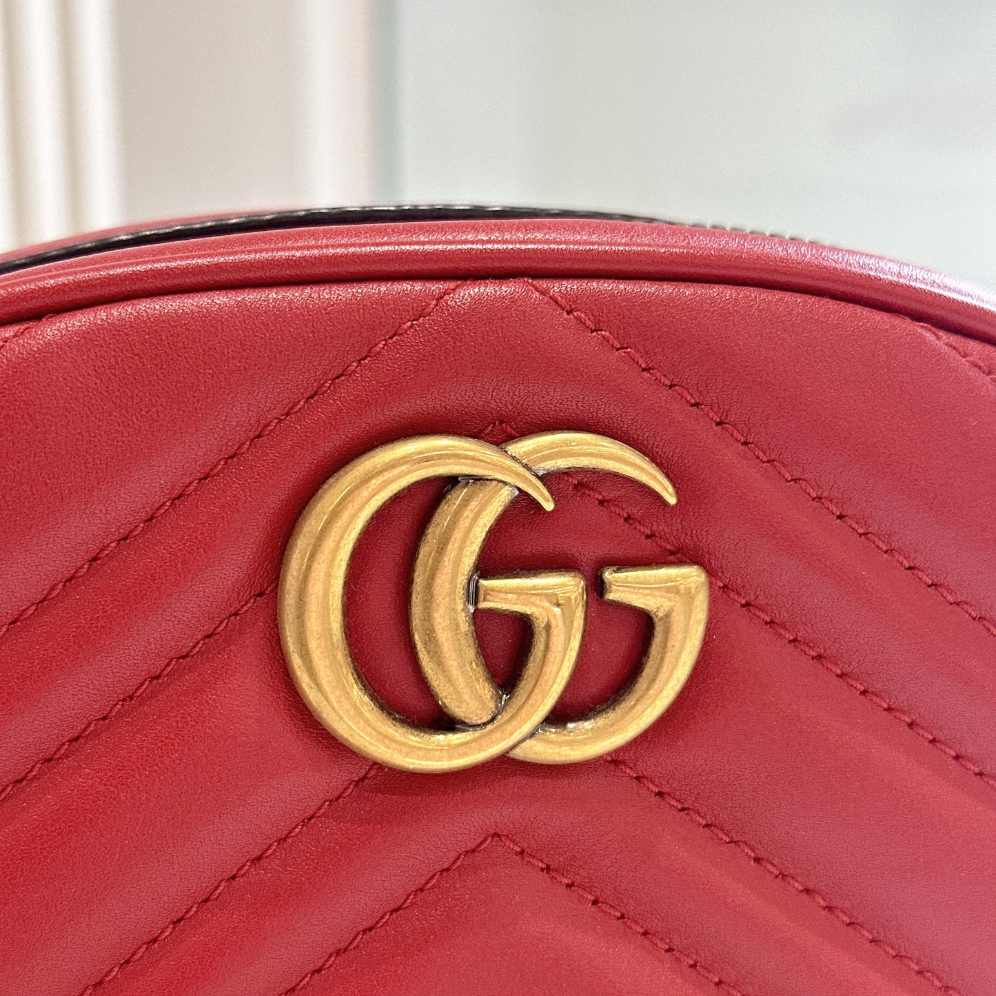 Gucci Marmont Belt Bag in Red