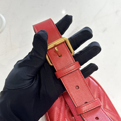 Gucci Marmont Belt Bag in Red