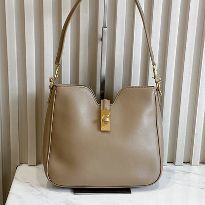 Celine Small Camille 16 Soft Bag in Smooth Calfskin Deep Ivory