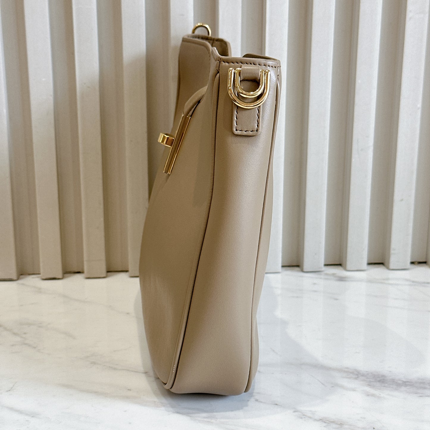 Celine Small Camille 16 Soft Bag in Smooth Calfskin Deep Ivory