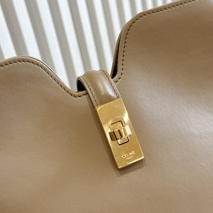 Celine Small Camille 16 Soft Bag in Smooth Calfskin Deep Ivory