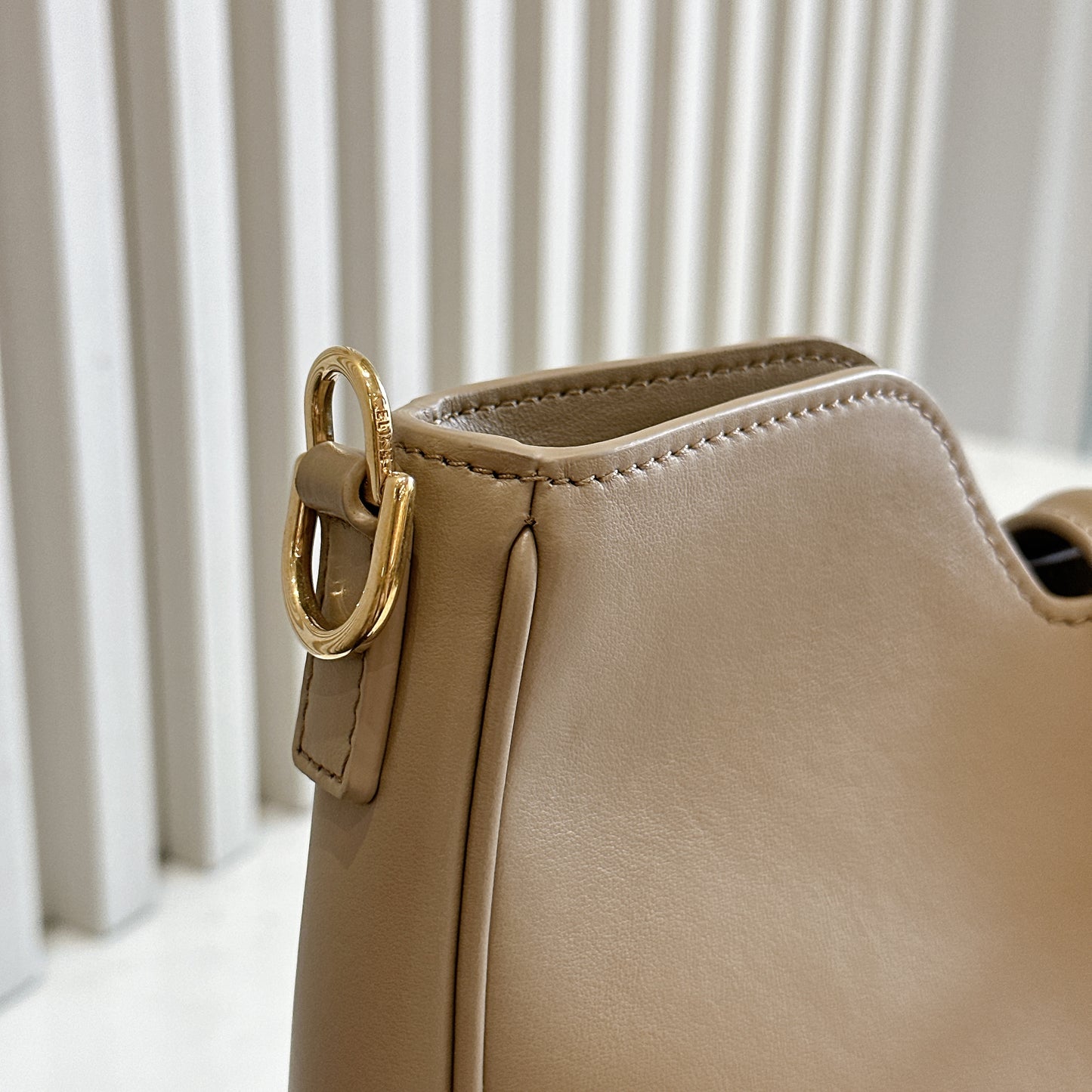 Celine Small Camille 16 Soft Bag in Smooth Calfskin Deep Ivory