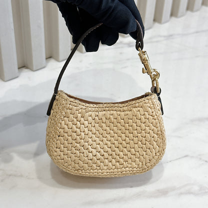 Celine Micro Tilly in Raffia