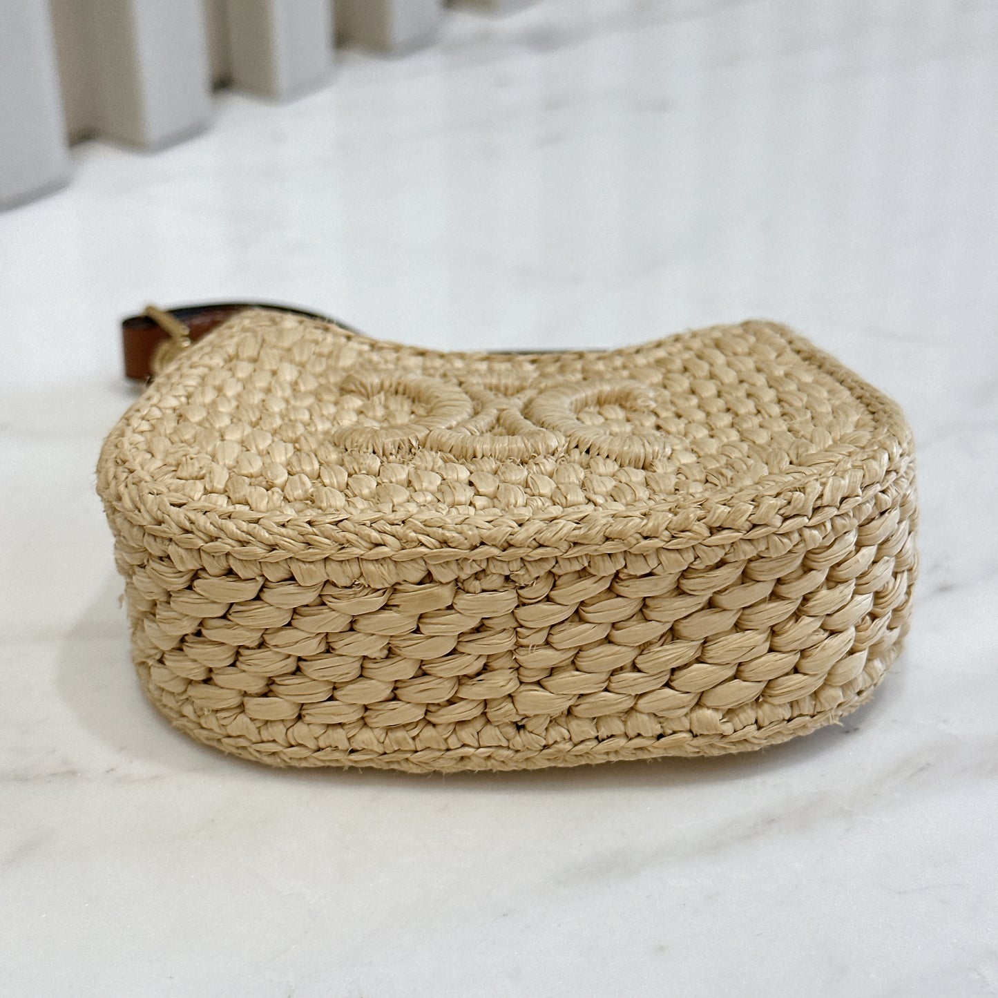 Celine Micro Tilly in Raffia