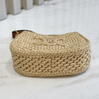 Celine Micro Tilly in Raffia