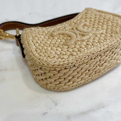 Celine Micro Tilly in Raffia