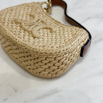 Celine Micro Tilly in Raffia