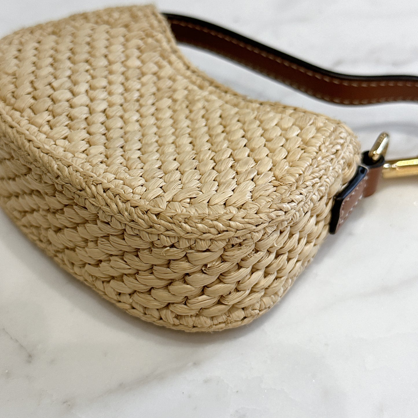 Celine Micro Tilly in Raffia