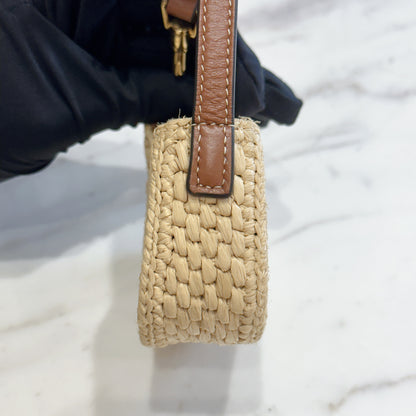 Celine Micro Tilly in Raffia