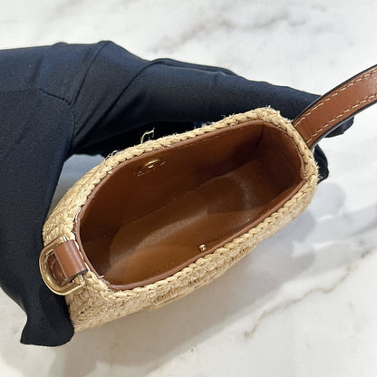 Celine Micro Tilly in Raffia