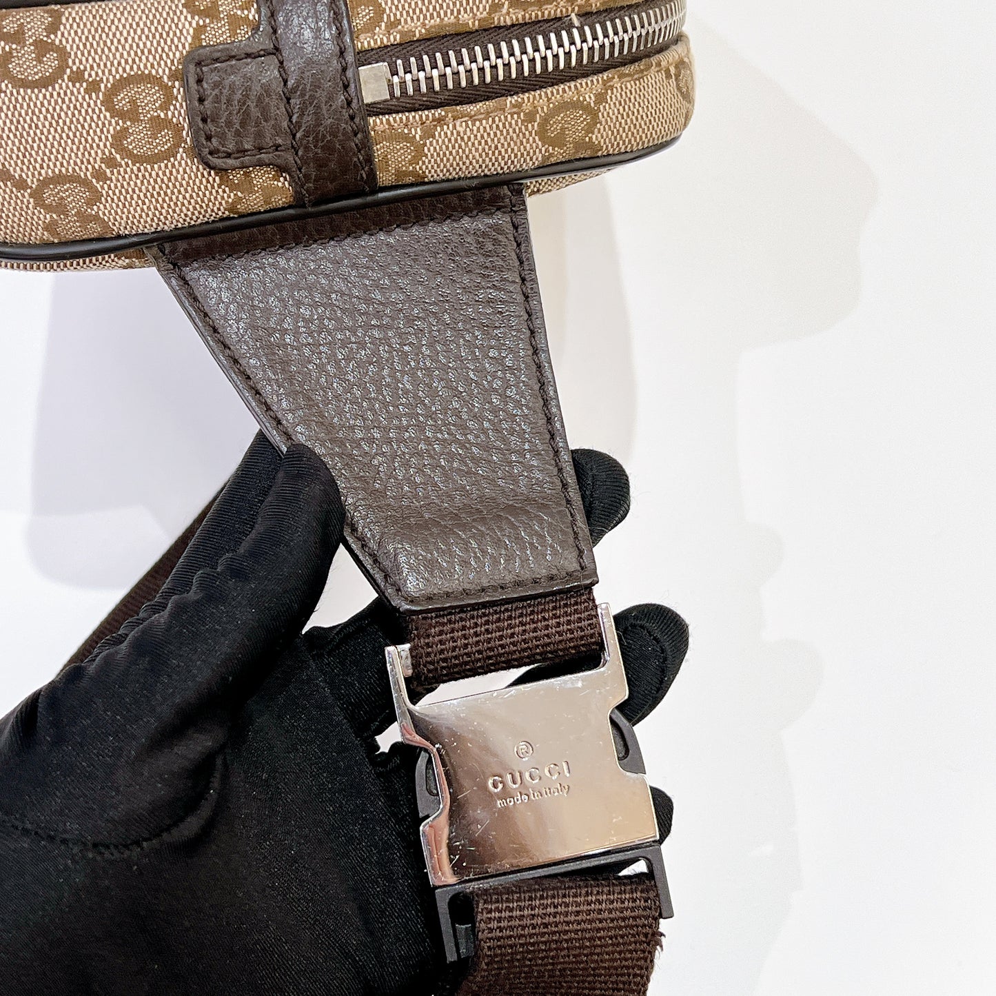 Gucci Canvas Waist Bag