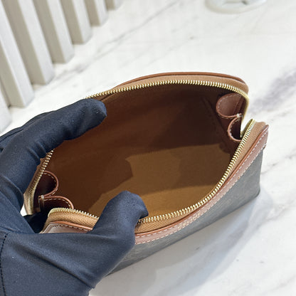Celine Small Cosmetic Pouch in Tan