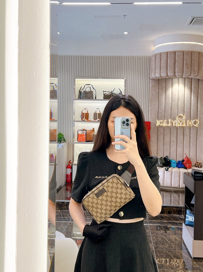 Gucci Canvas Waist Bag