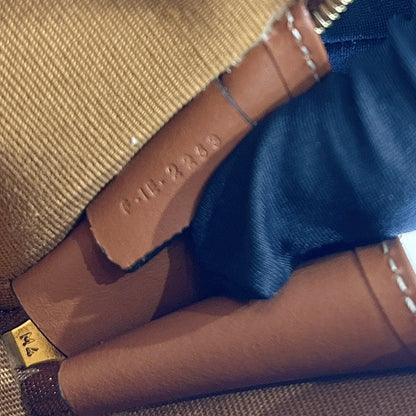 Celine Small Cosmetic Pouch in Tan