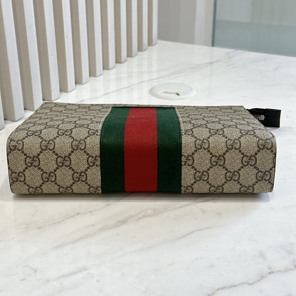 Gucci GG Supreme Web Clutch