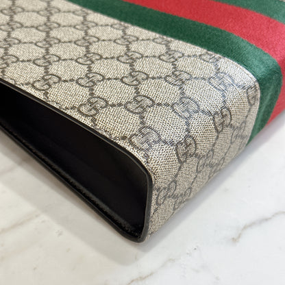 Gucci GG Supreme Web Clutch