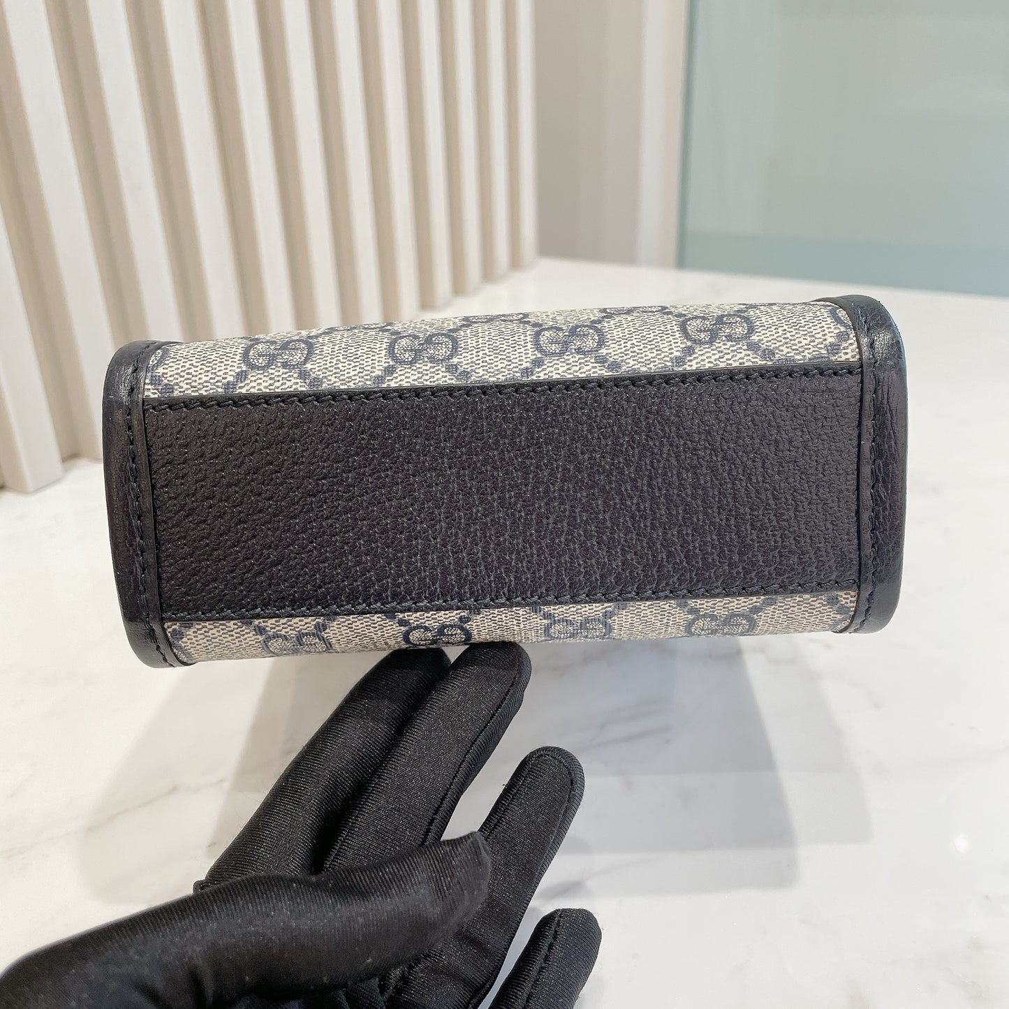 Gucci Mini Tote with Interlocking G In Blue