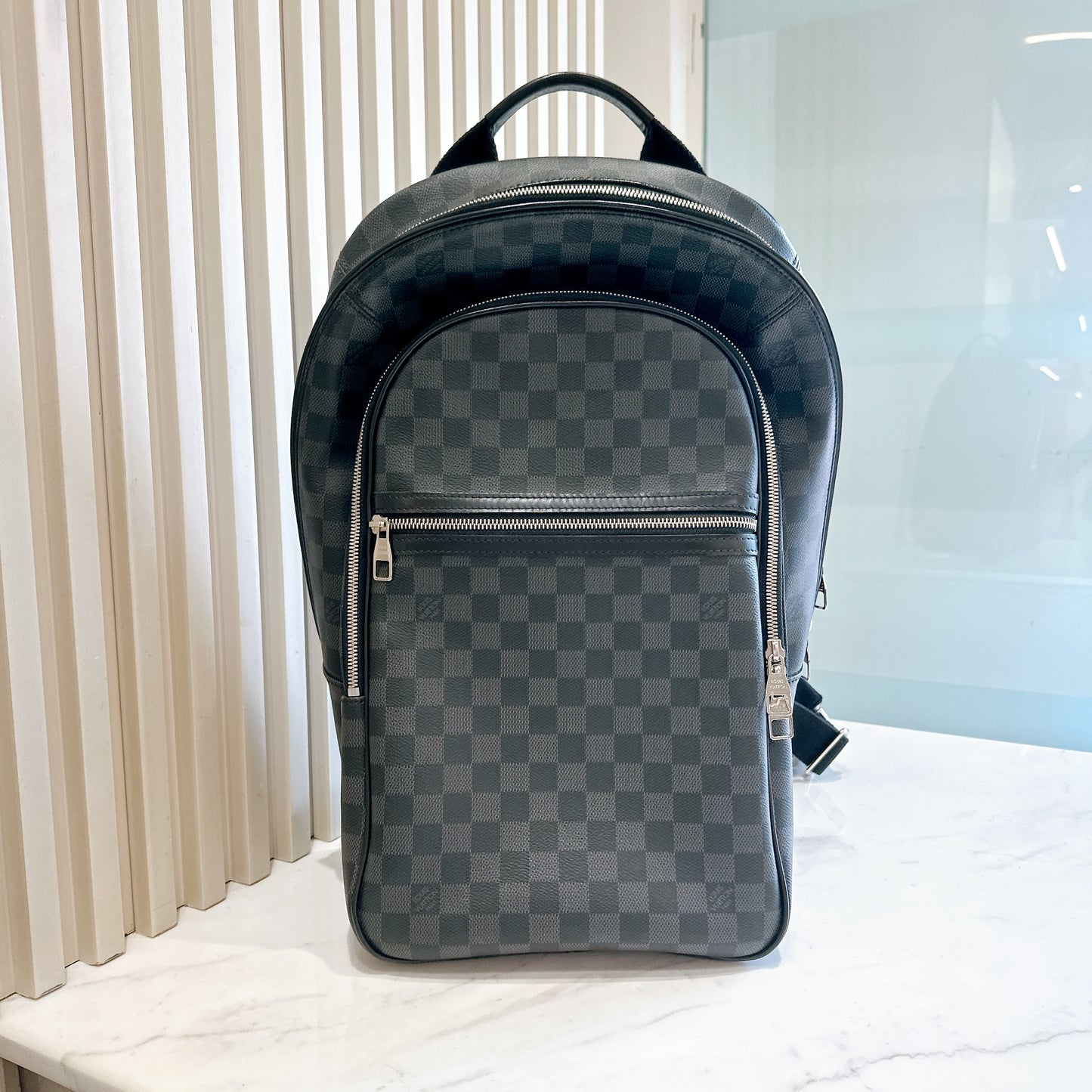 LV Michael Backpack in Dameier Graphite