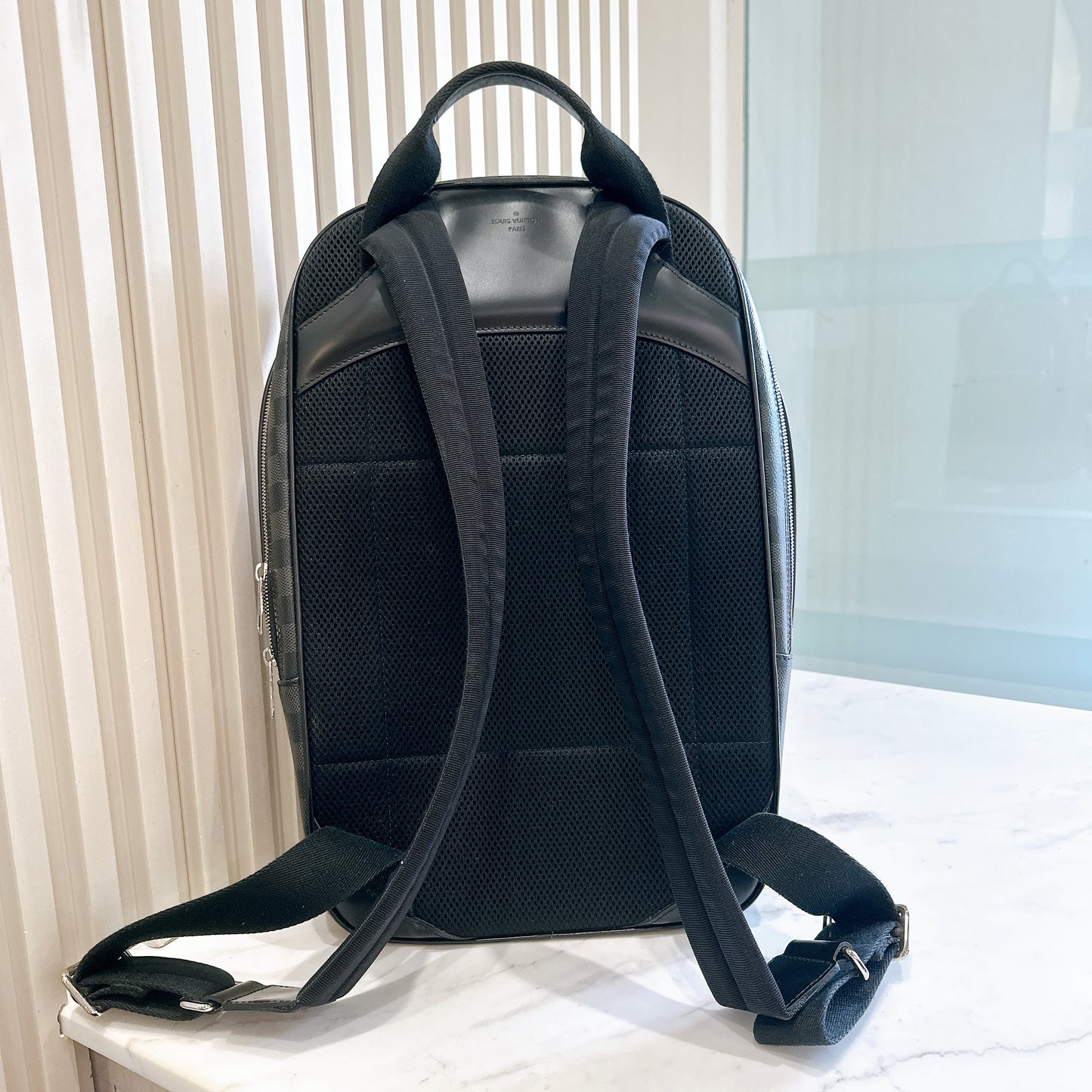 LV Michael Backpack in Dameier Graphite