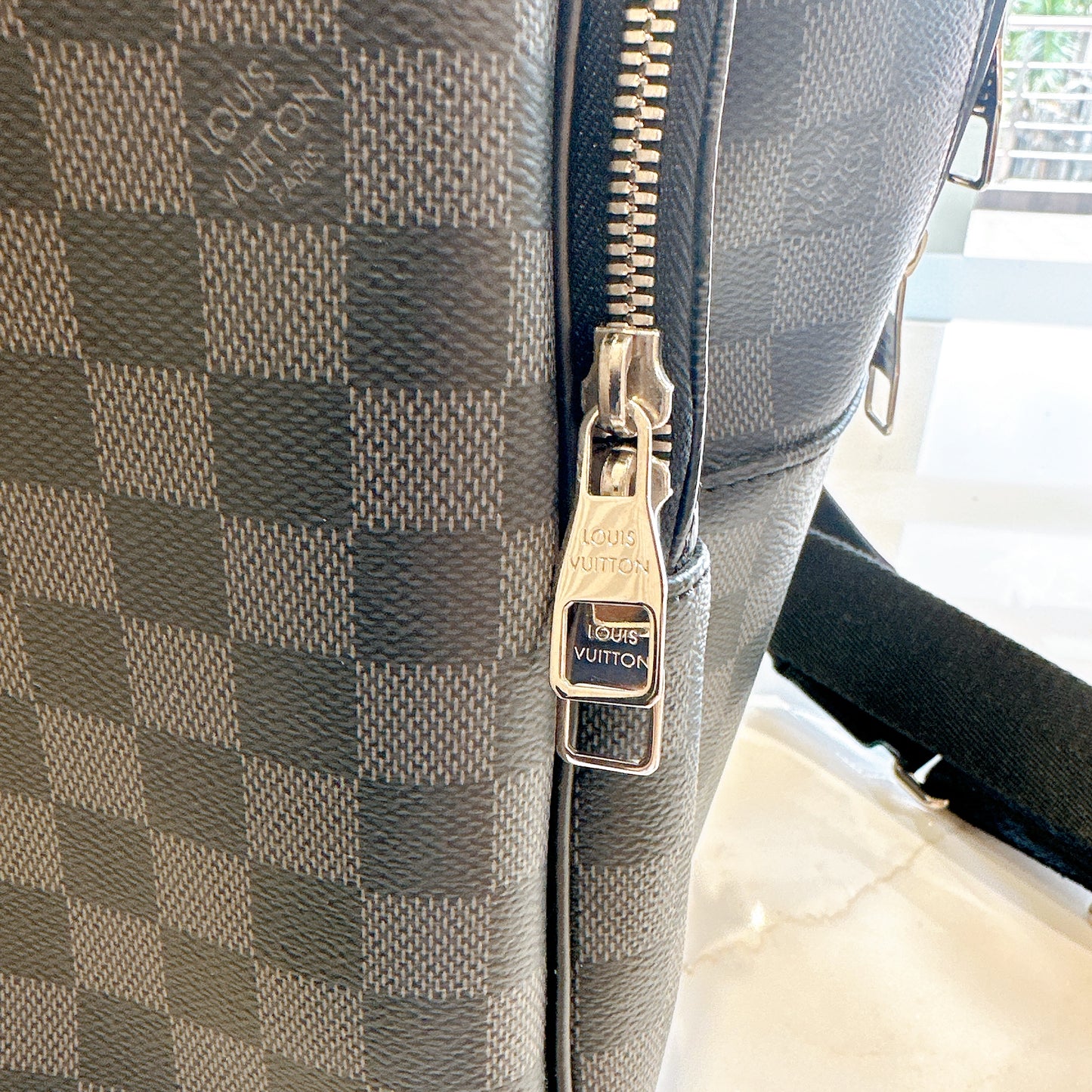 LV Michael Backpack in Dameier Graphite