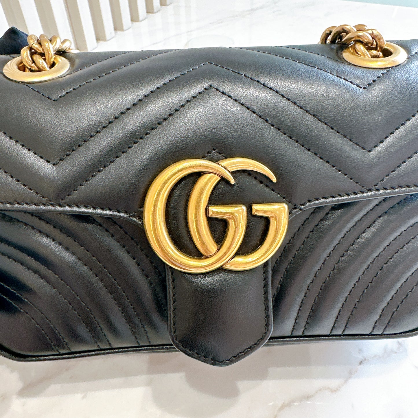 Gucci Marmont Mini in Black