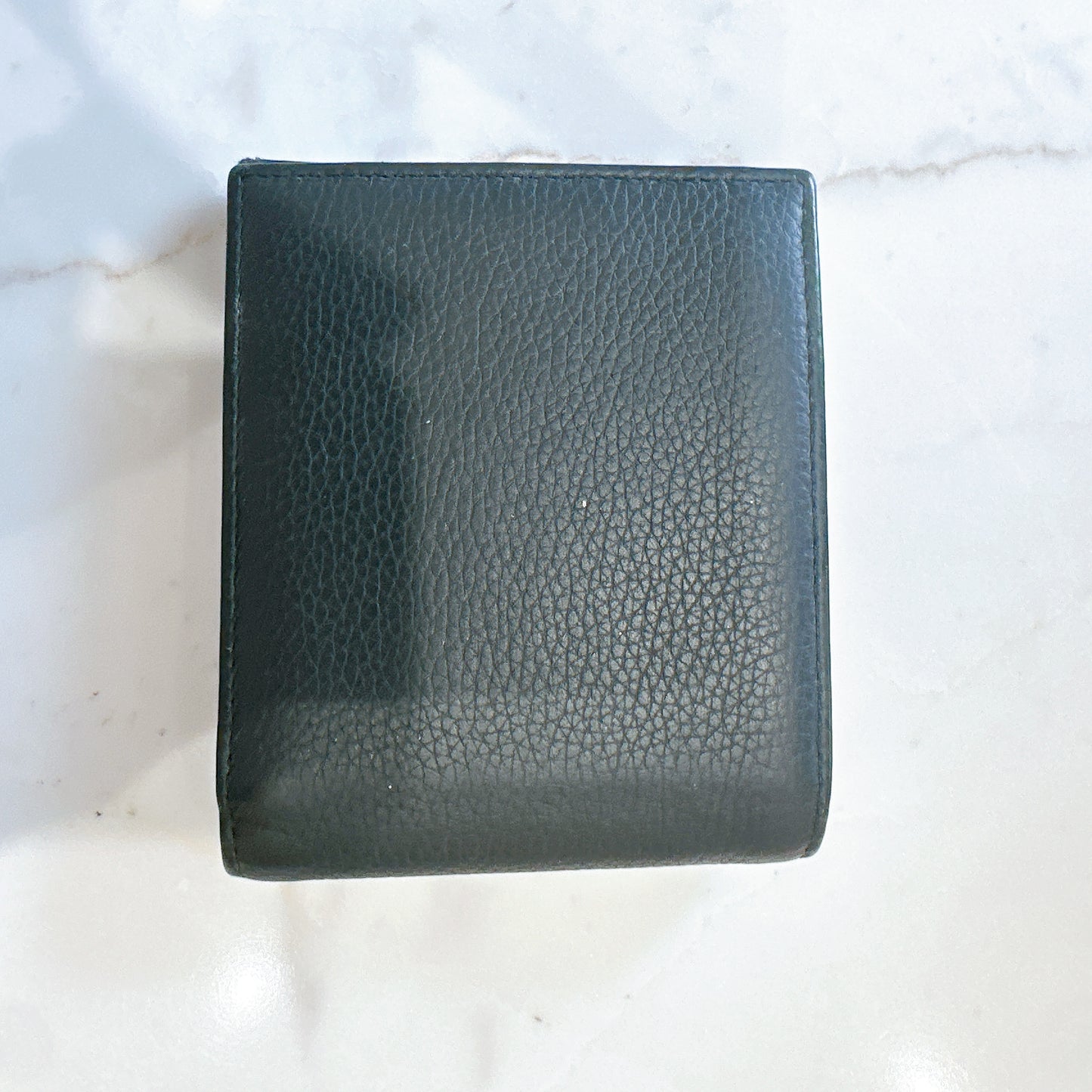 Dior Saddle Bi-Fold Wallet in Blue Dior Oblique