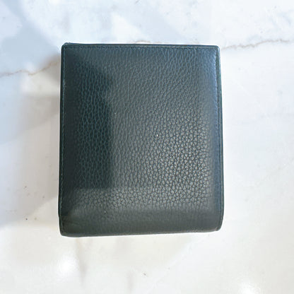 Dior Saddle Bi-Fold Wallet in Blue Dior Oblique