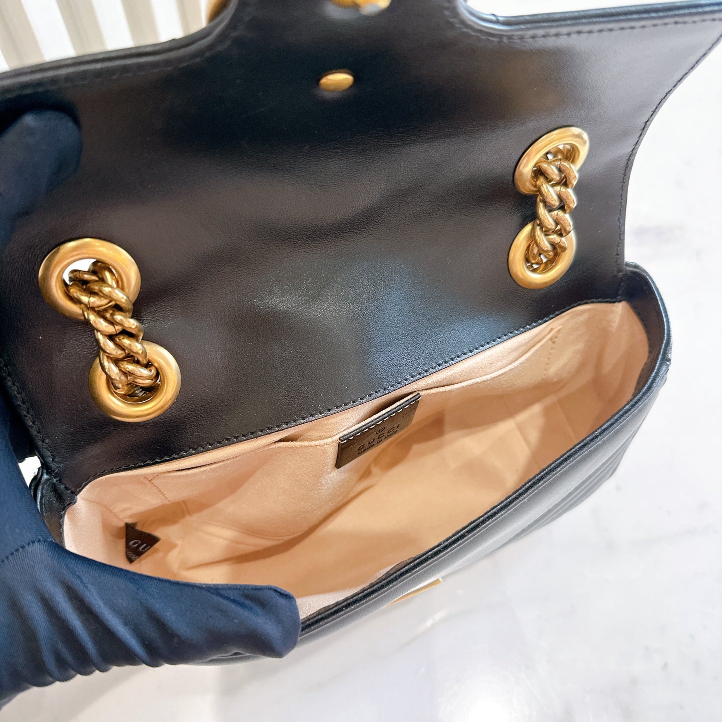 Gucci Marmont Mini in Black