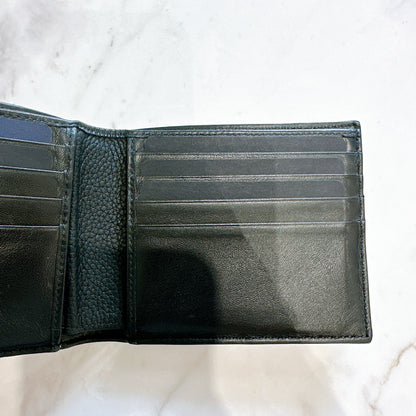 Dior Saddle Bi-Fold Wallet in Blue Dior Oblique