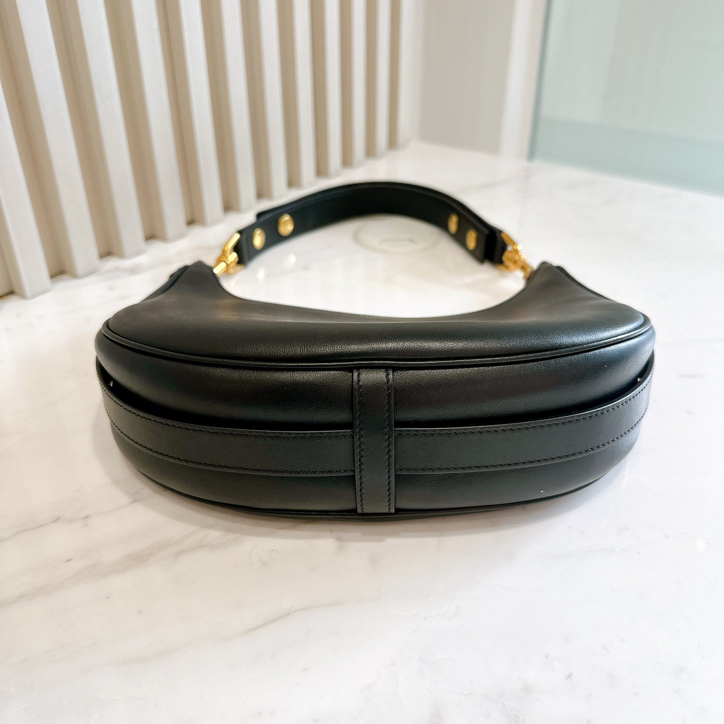 Celine Ava in Black Calfskin