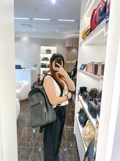 LV Michael Backpack in Dameier Graphite