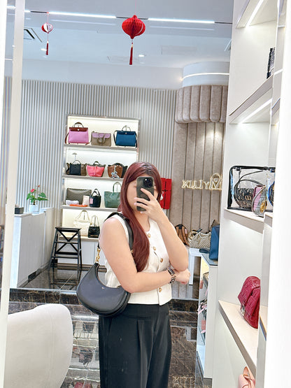 Celine Ava in Black Calfskin