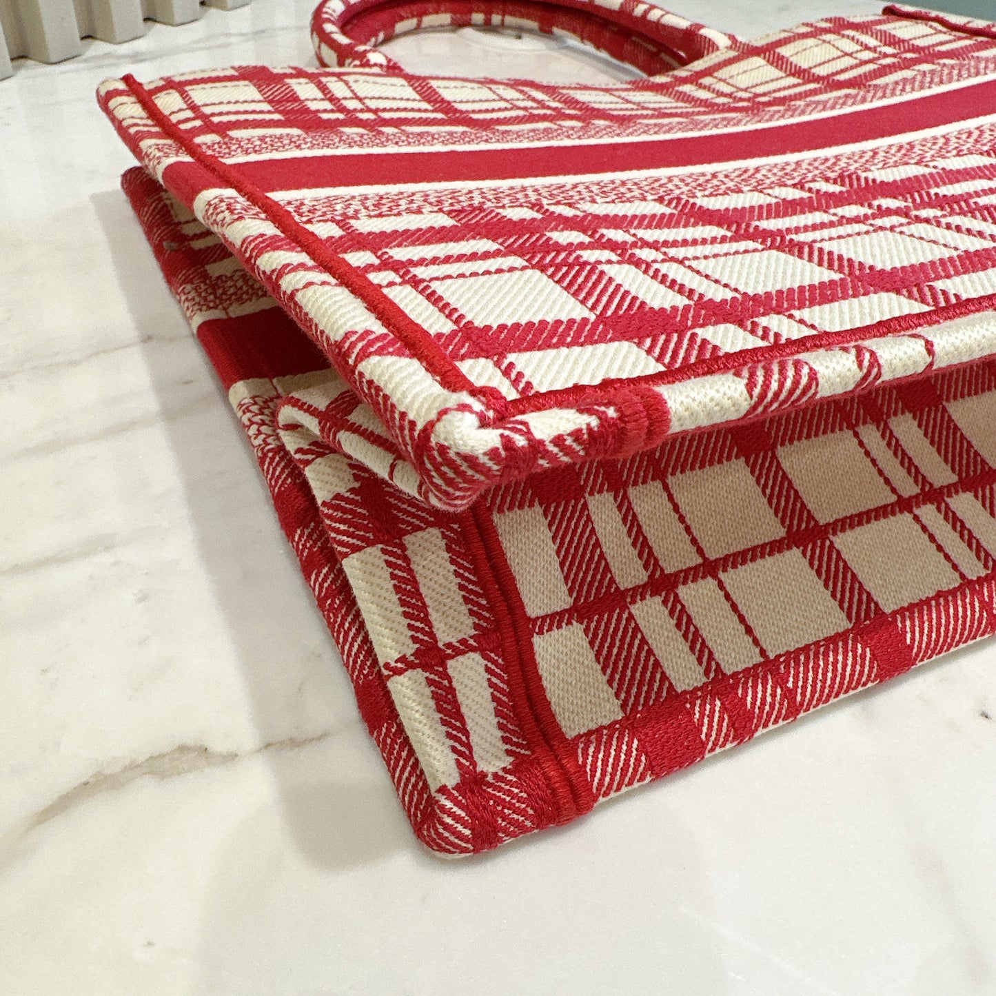 Dior Medium Check 'n' Dior Book Tote