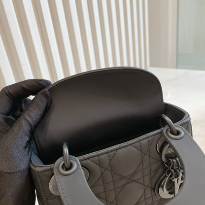 Lady Dior Mini in Black Ultramatte