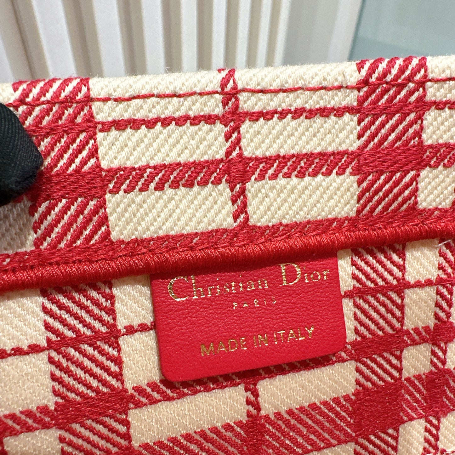 Dior Medium Check 'n' Dior Book Tote