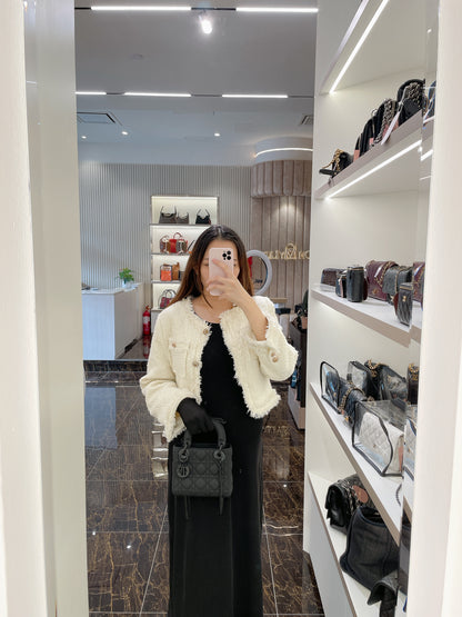 Lady Dior Mini in Black Ultramatte