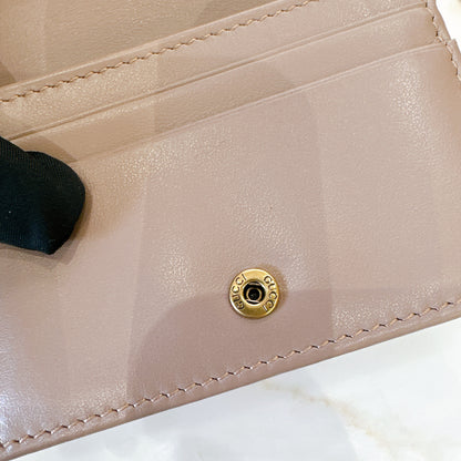 Gucci Marmont Bi-Fold Wallet in Dusty Pink