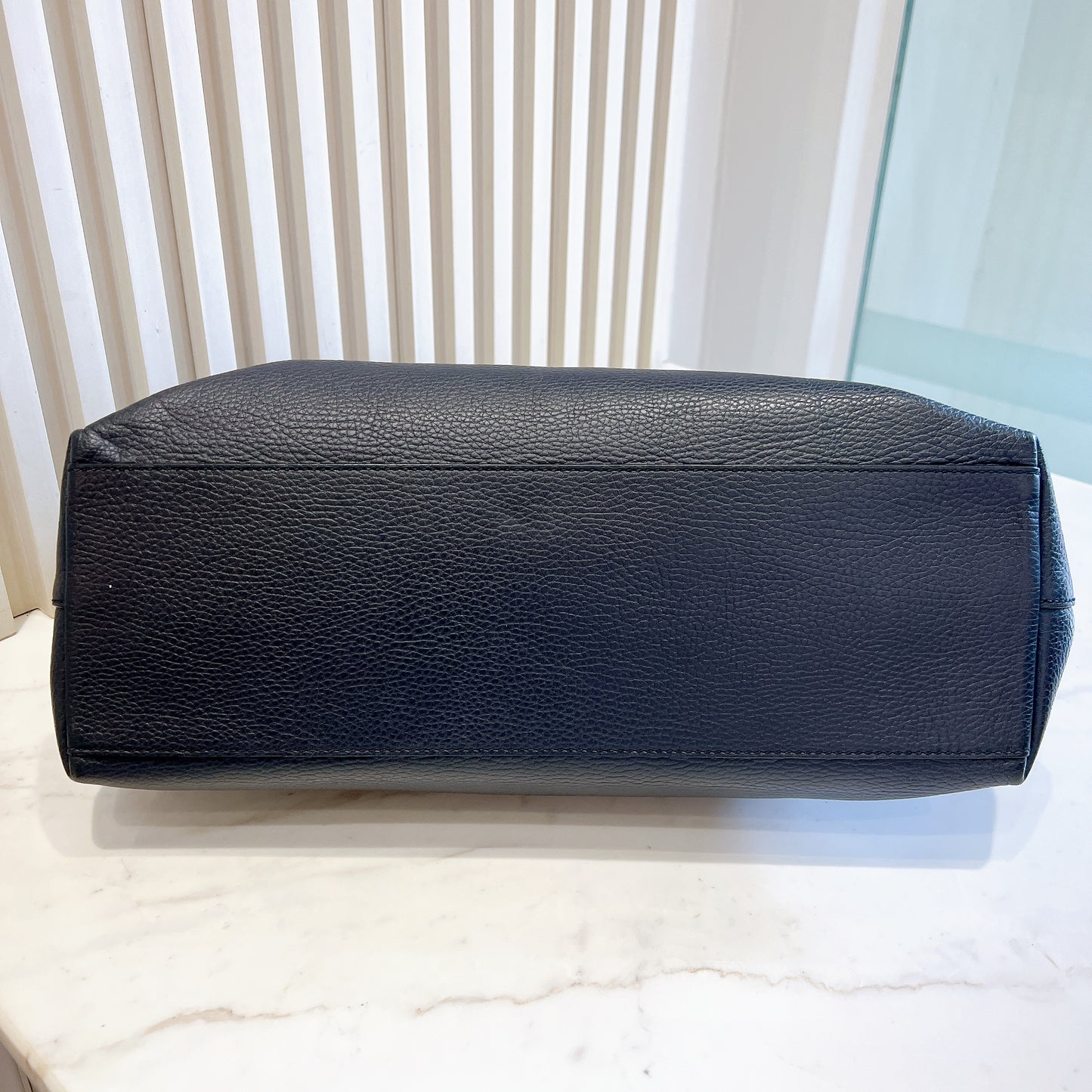 Gucci Bamboo Tassel Calfskin Top Handle Bag Soft Black
