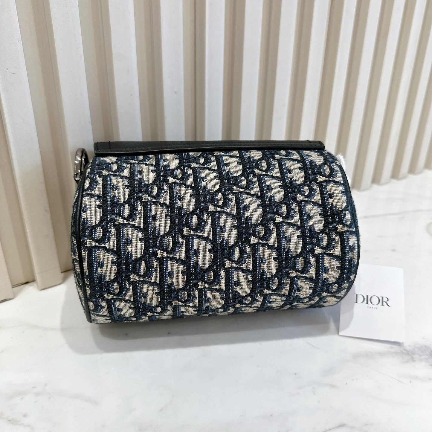 Dior Blue Oblique Jacquard Mini Roller