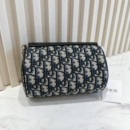 Dior Blue Oblique Jacquard Mini Roller